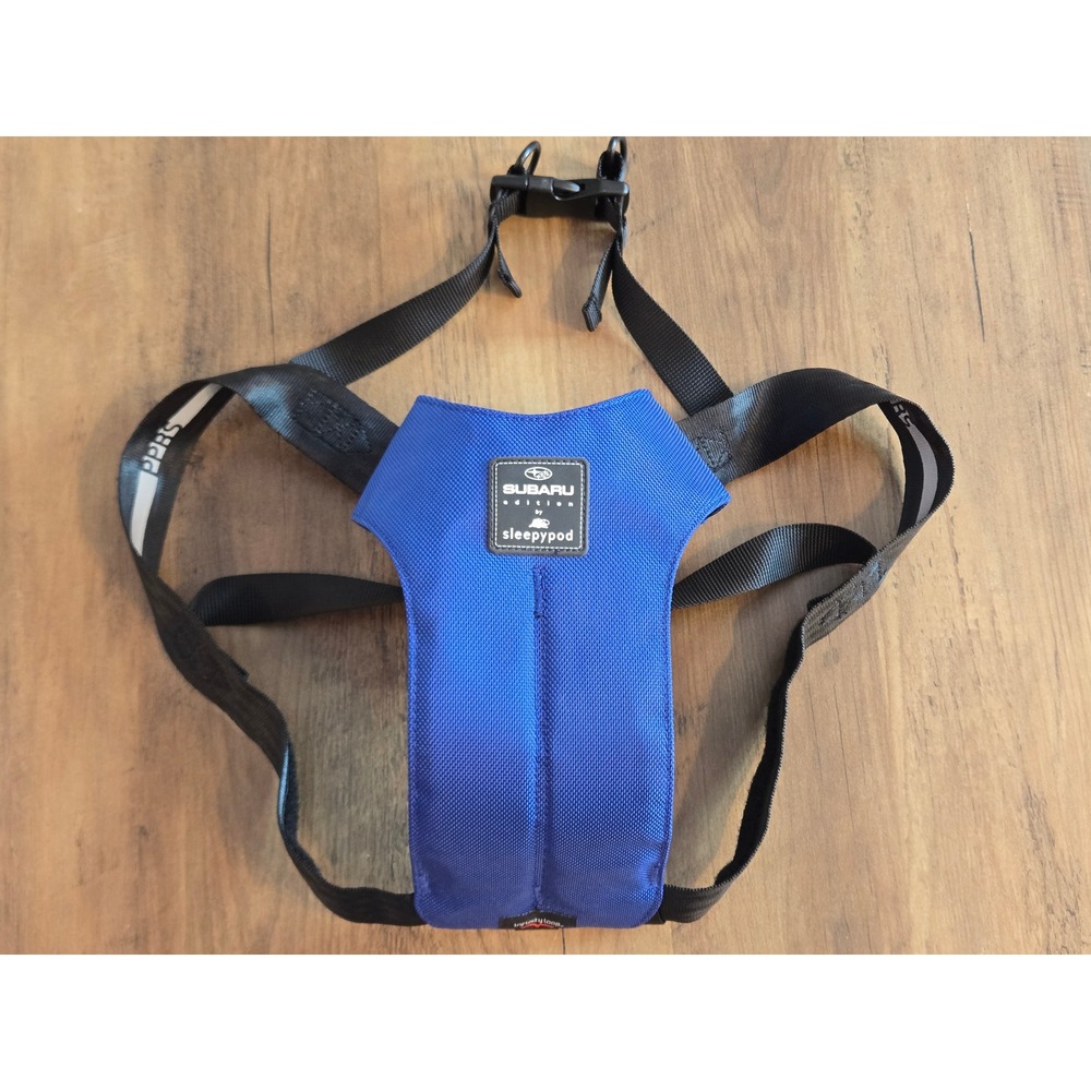 Subaru Edition Sleepypod Clickit Sport Dog Safety Harness Blue Large L